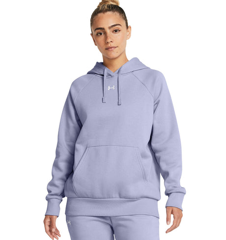 Under Armour Womens Rival Fleece Hoodie - Ultra-Soft Cotton-Blend Fleece