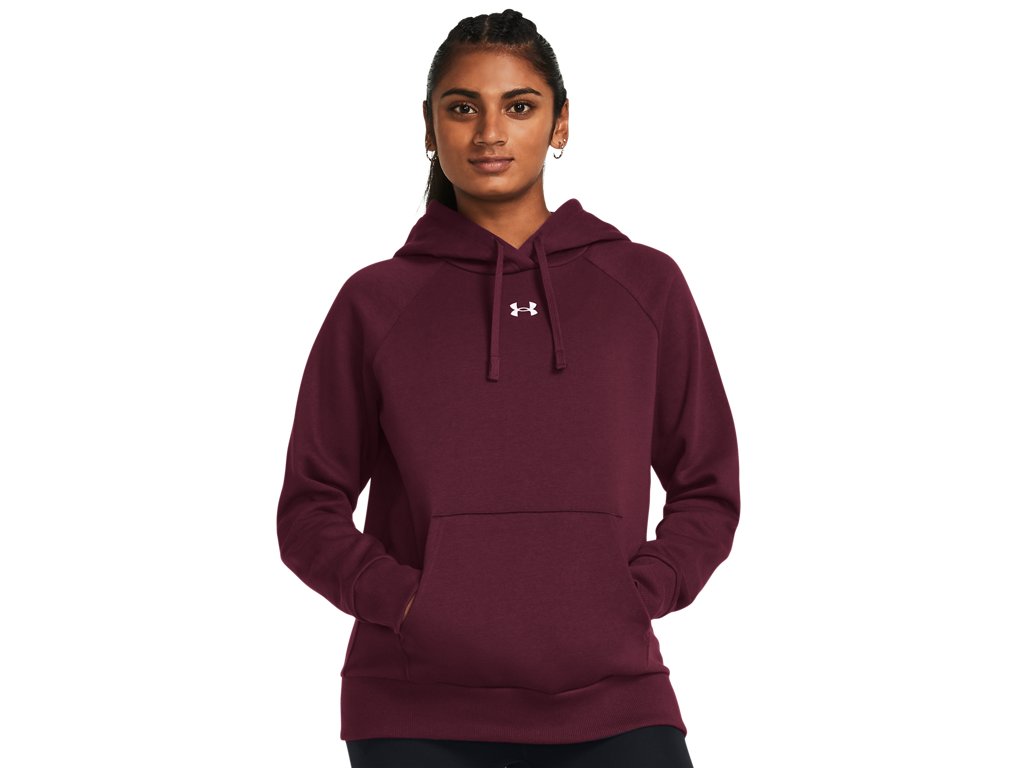 Under Armour Womens Rival Fleece Hoodie - Ultra-Soft Cotton-Blend Fleece