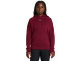 Under Armour Womens Rival Fleece Hoodie - Ultra-Soft Cotton-Blend Fleece