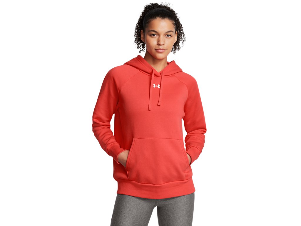 Under Armour Womens Rival Fleece Hoodie - Ultra-Soft Cotton-Blend Fleece