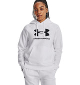 Under Armour Womens Rival Fleece Big Logo Hoodie - Ultra-Soft Cotton Blend