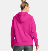 Under Armour Womens Rival Fleece Big Logo Hoodie - Ultra-Soft Cotton Blend