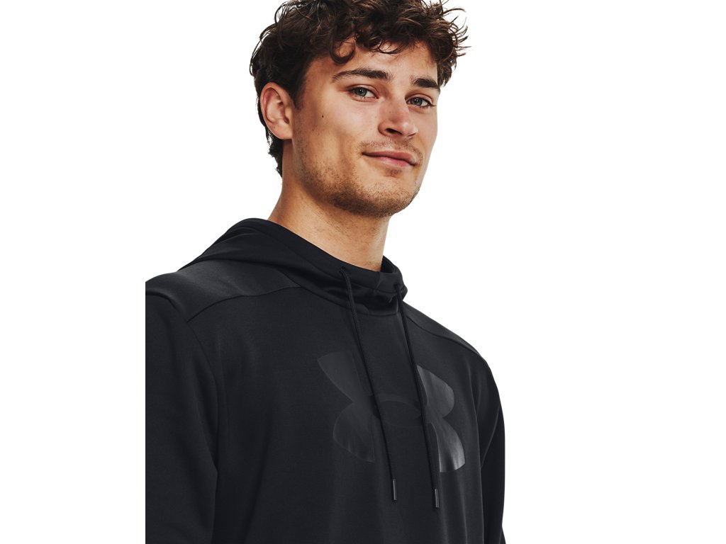 Under Armour Mens Armour Fleece Big Logo Hoodie - Breathable and Warm