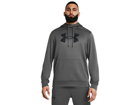 Under Armour Mens Armour Fleece Big Logo Hoodie - Breathable and Warm