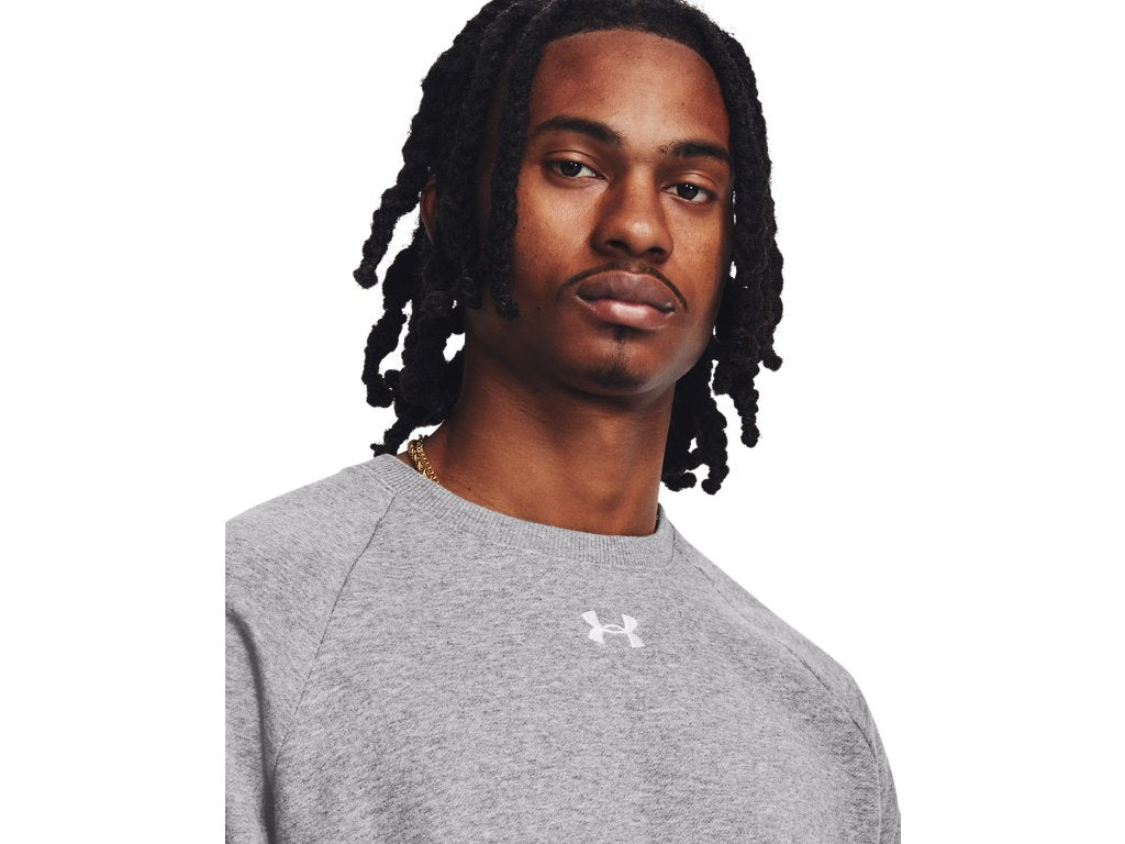 Under Armour Mens UA Rival Fleece Crew Apparel - Ultra-Soft Comfort