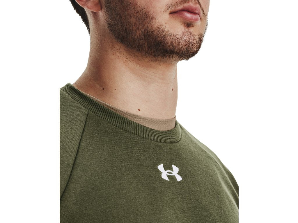 Under Armour Mens UA Rival Fleece Crew Apparel - Ultra-Soft Comfort