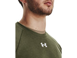 Under Armour Mens UA Rival Fleece Crew Apparel - Ultra-Soft Comfort
