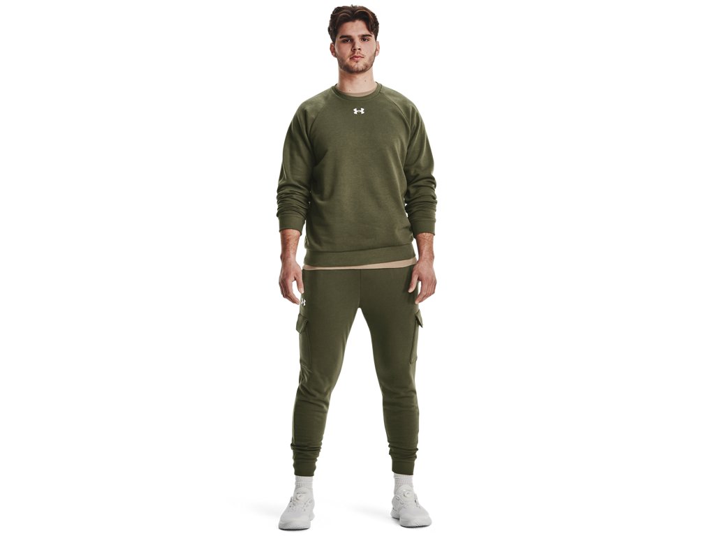 Under Armour Mens UA Rival Fleece Crew Apparel - Ultra-Soft Comfort