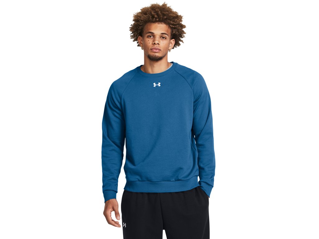 Under Armour Mens UA Rival Fleece Crew Apparel - Ultra-Soft Comfort