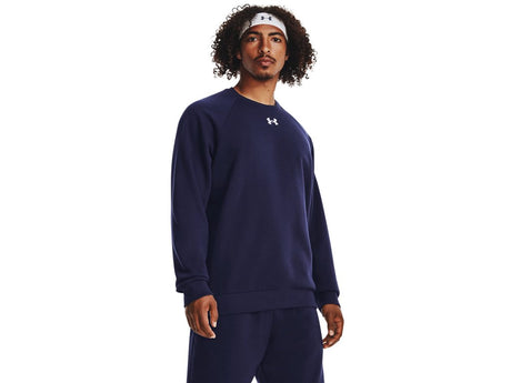 Under Armour Mens UA Rival Fleece Crew Apparel - Ultra-Soft Comfort