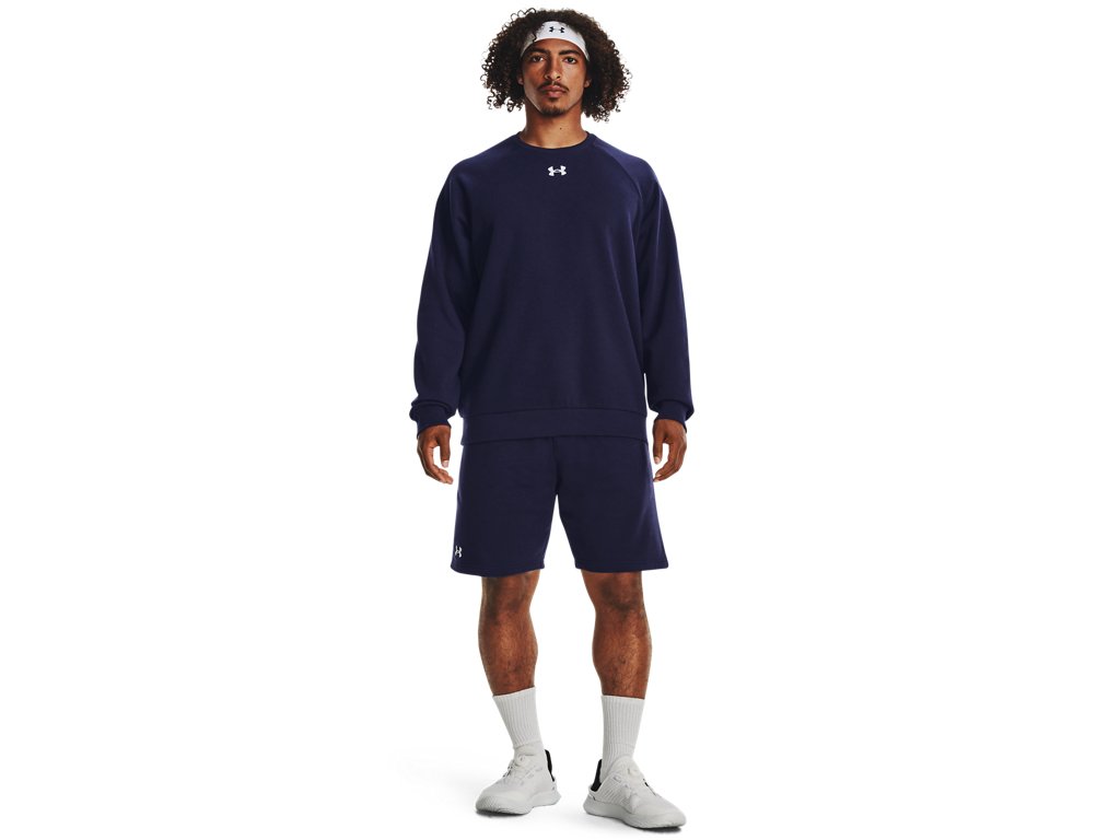 Under Armour Mens UA Rival Fleece Crew Apparel - Ultra-Soft Comfort