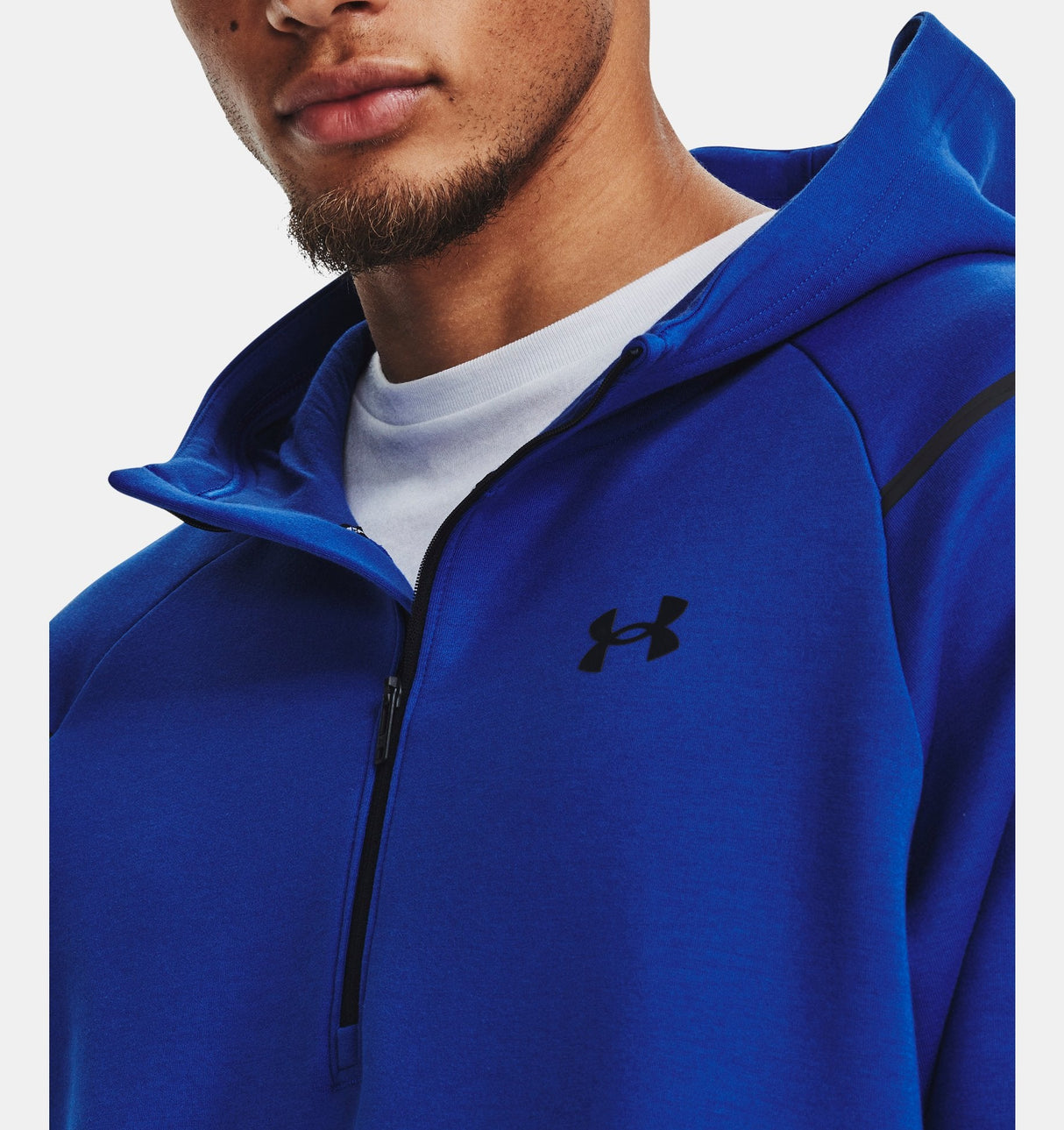Under Armour Mens Unstoppable Fleece Hoodie - Breathable and Stretchy