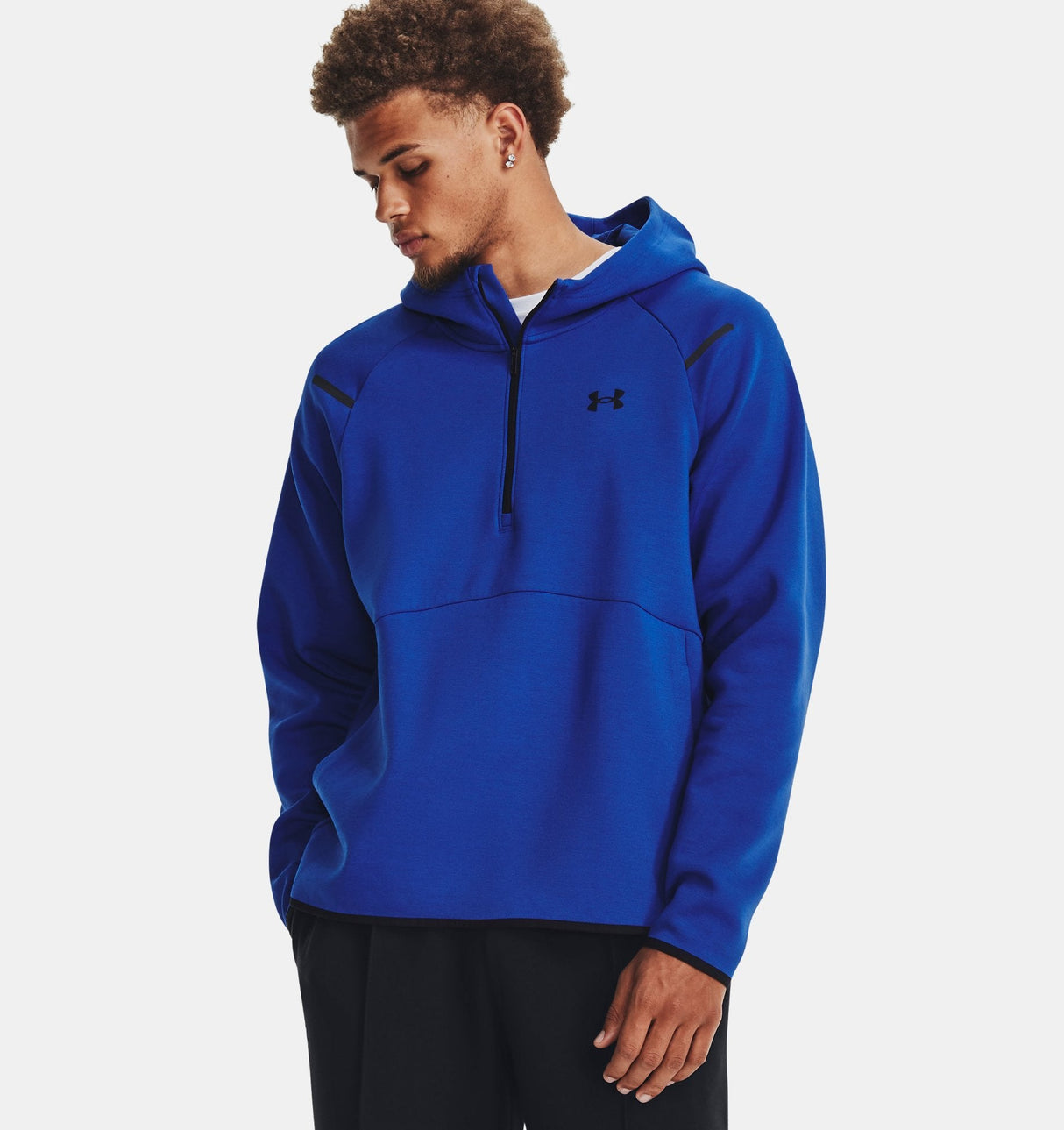 Under Armour Mens Unstoppable Fleece Hoodie - Breathable and Stretchy