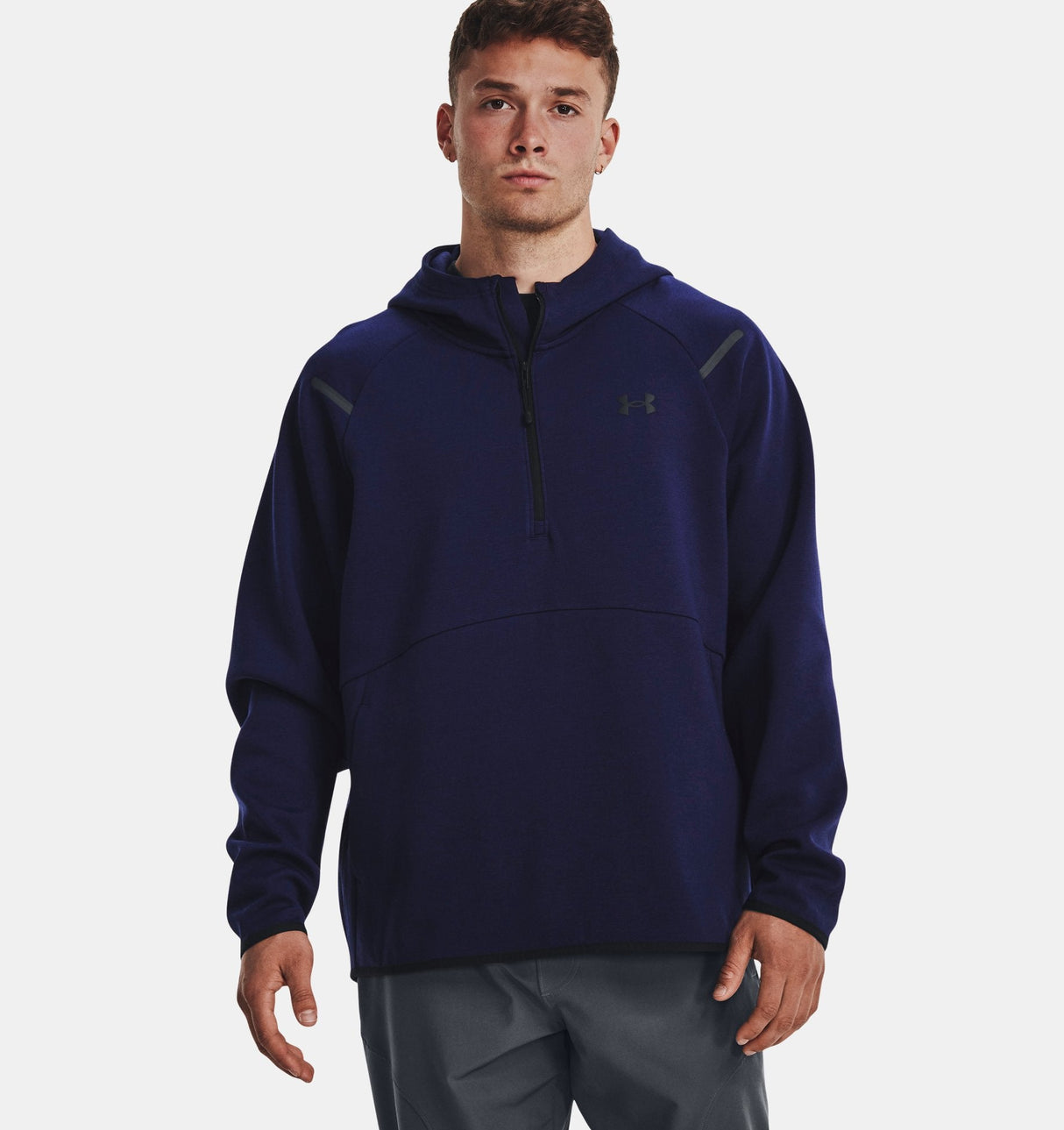 Under Armour Mens Unstoppable Fleece Hoodie - Breathable and Stretchy