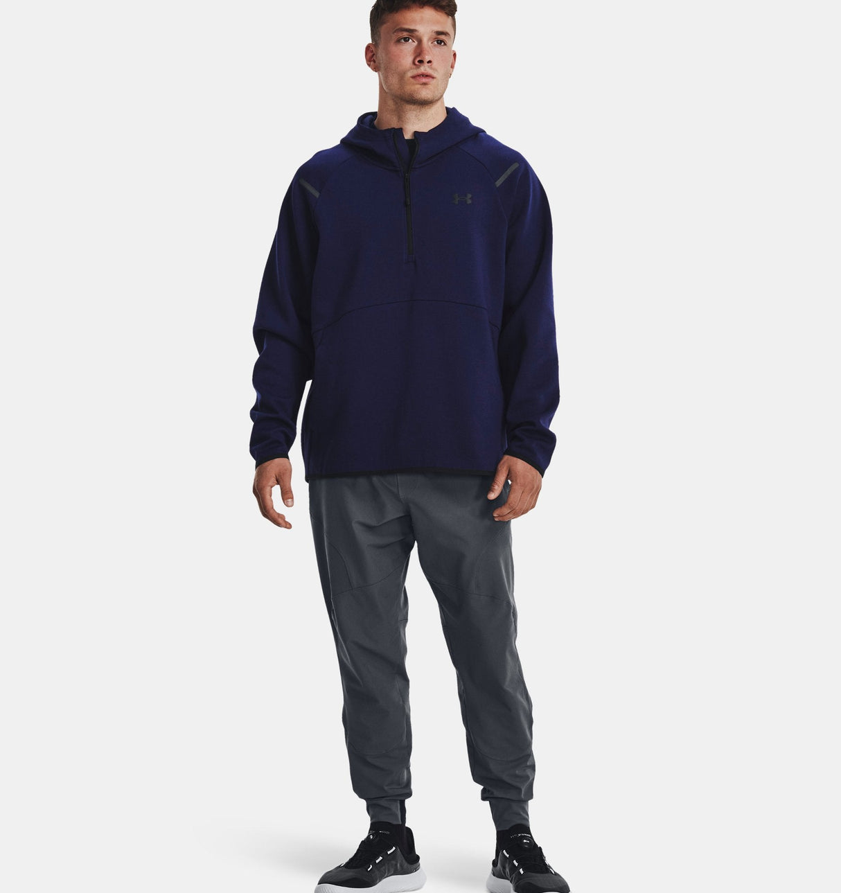 Under Armour Mens Unstoppable Fleece Hoodie - Breathable and Stretchy