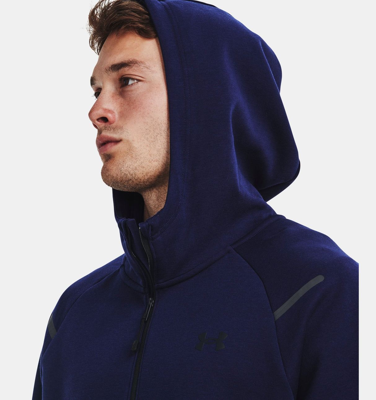 Under Armour Mens Unstoppable Fleece Hoodie - Breathable and Stretchy