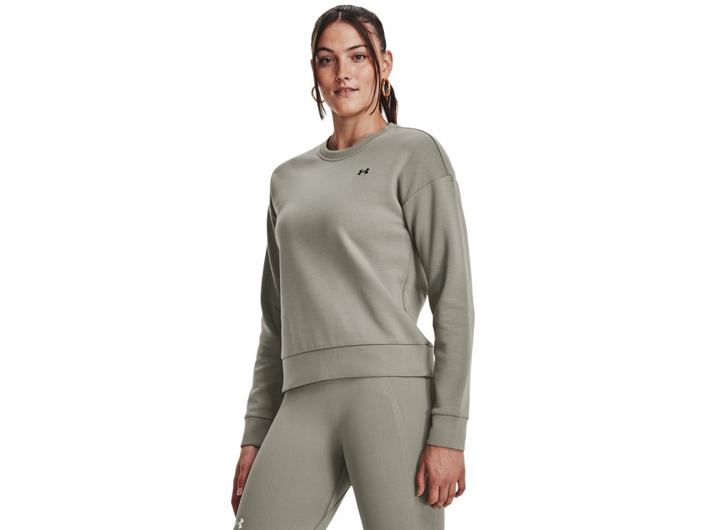 Under Armour Women's Unstoppable Fleece Crew Apparel - Breathable and Flexible