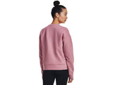 Under Armour Women's Unstoppable Fleece Crew Apparel - Breathable and Flexible