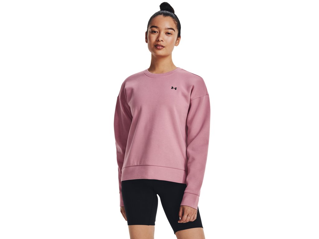 Under Armour Women's Unstoppable Fleece Crew Apparel - Breathable and Flexible