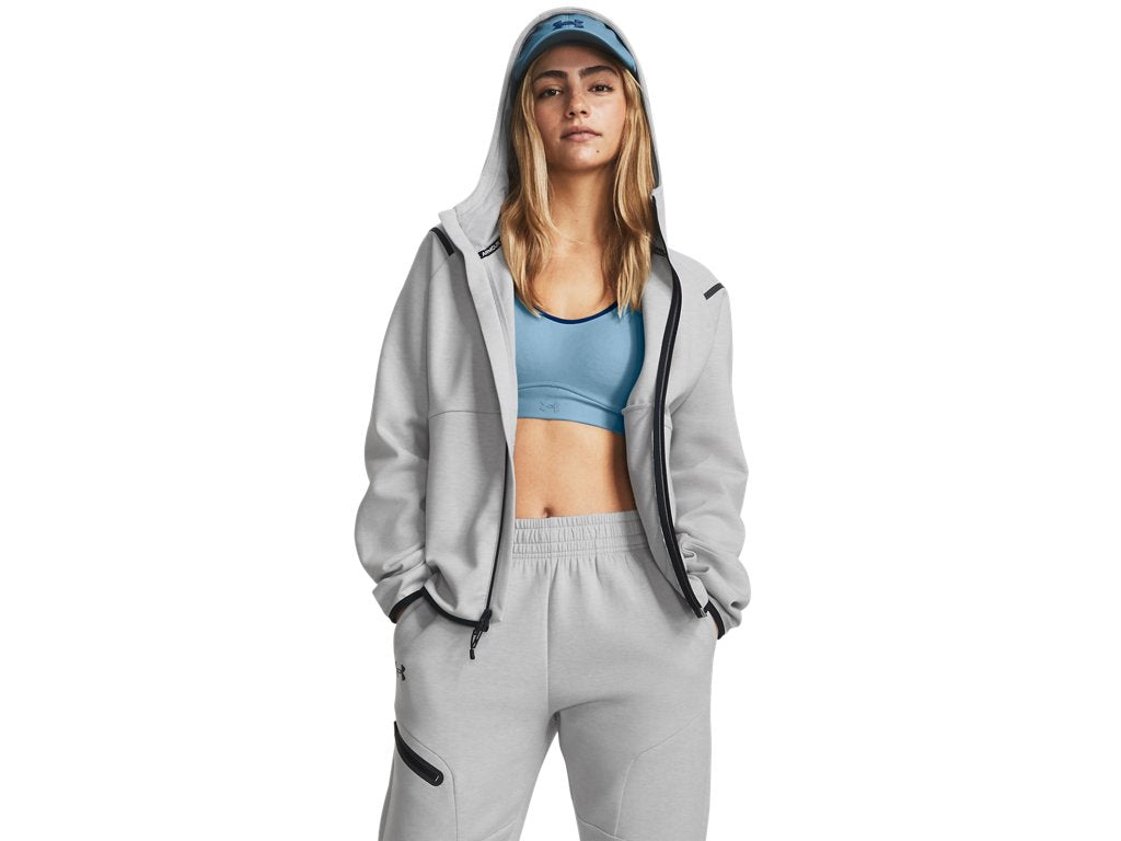 Under Armour Women Unstoppable Fleece Full-Zip Jacket - Superior Comfort and Mobility