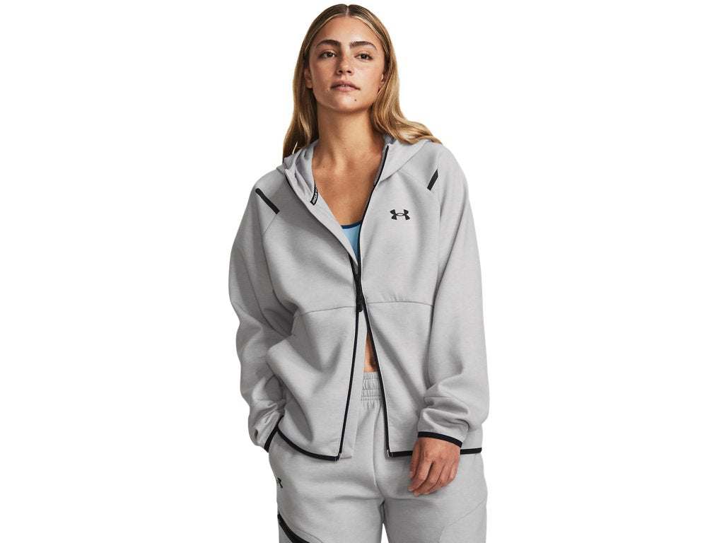 Under Armour Women Unstoppable Fleece Full-Zip Jacket - Superior Comfort and Mobility