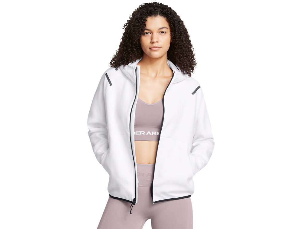 Under Armour Women Unstoppable Fleece Full-Zip Jacket - Superior Comfort and Mobility