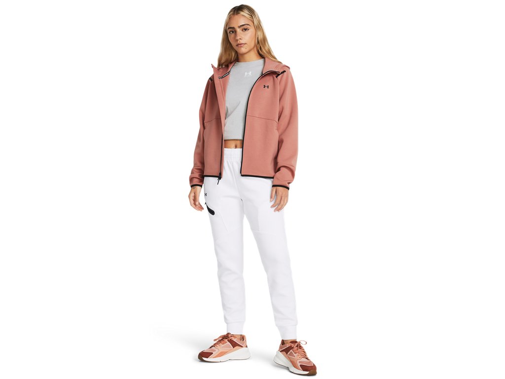 Under Armour Women Unstoppable Fleece Full-Zip Jacket - Superior Comfort and Mobility