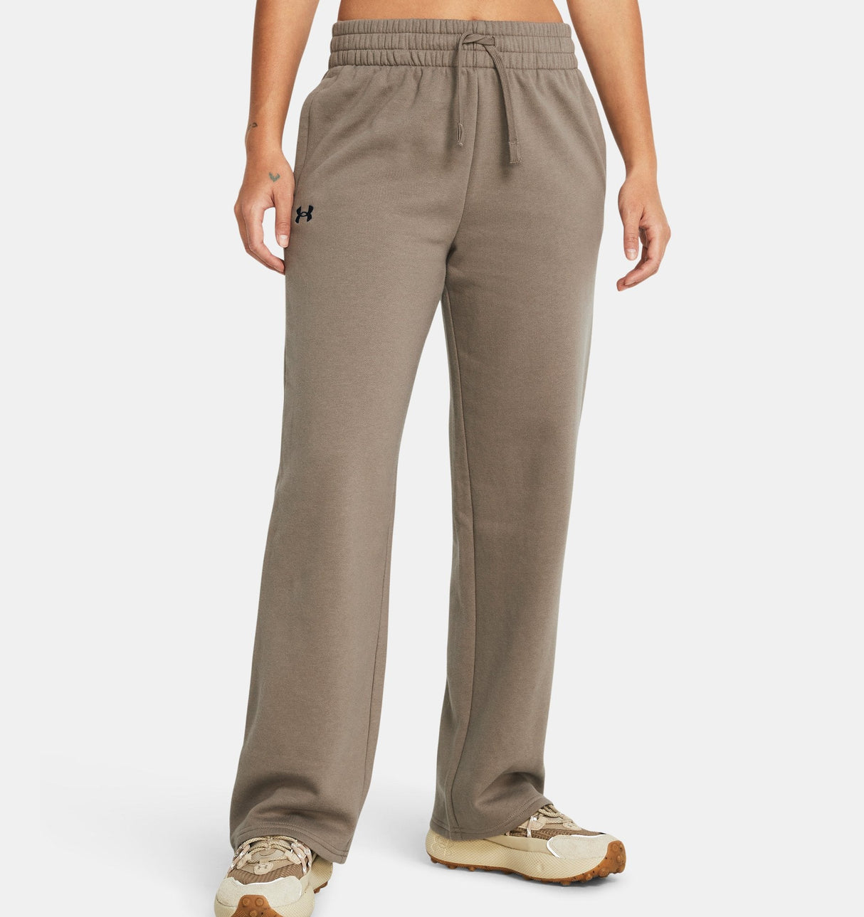 Under Armour Womens Rival Fleece Straight Leg Pants - Ultra-Soft Cotton-Blend Fleece