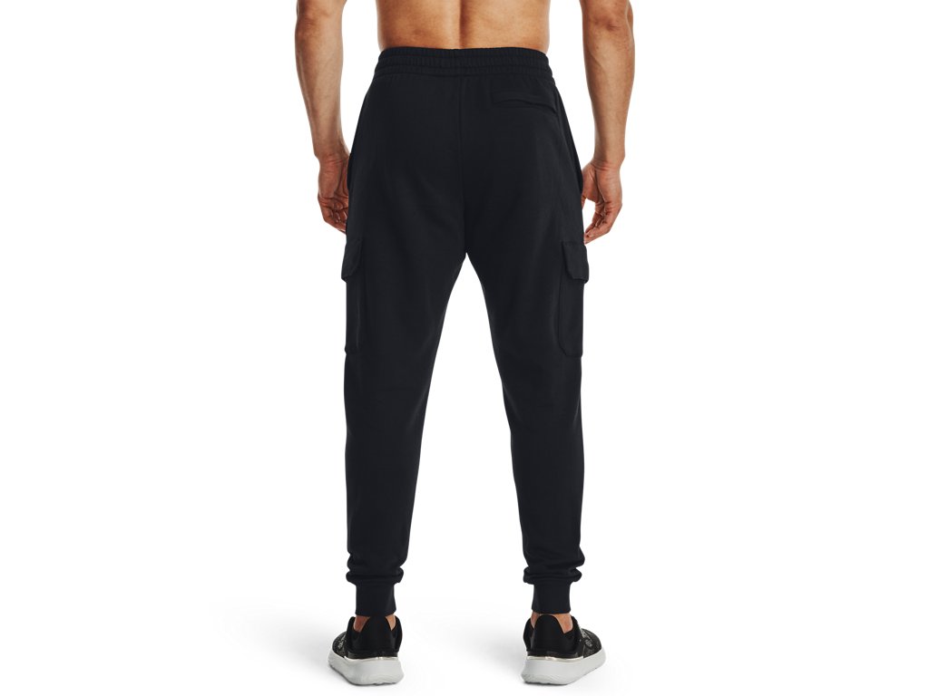 Under Armour Mens Rival Fleece Cargo Joggers - Ultra-Soft Cotton Blend