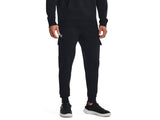 Under Armour Mens Rival Fleece Cargo Joggers - Ultra-Soft Cotton Blend