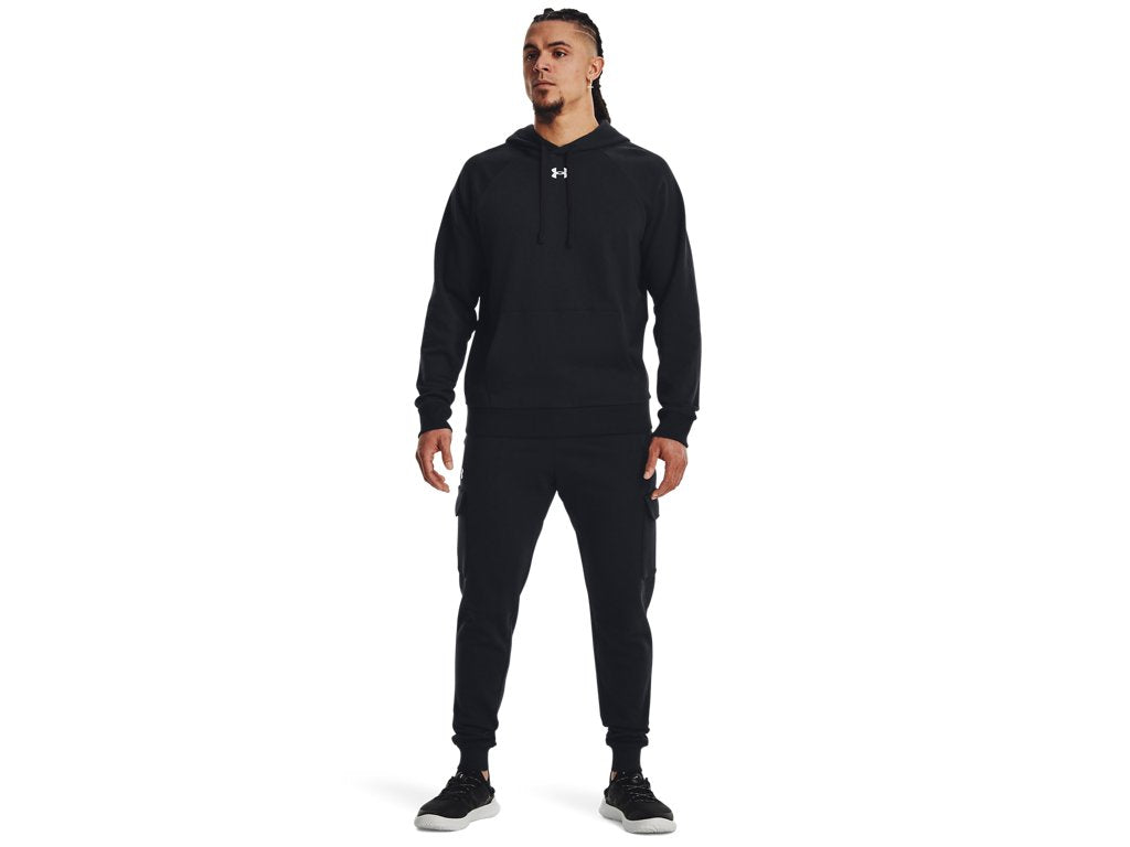 Under Armour Mens Rival Fleece Cargo Joggers - Ultra-Soft Cotton Blend