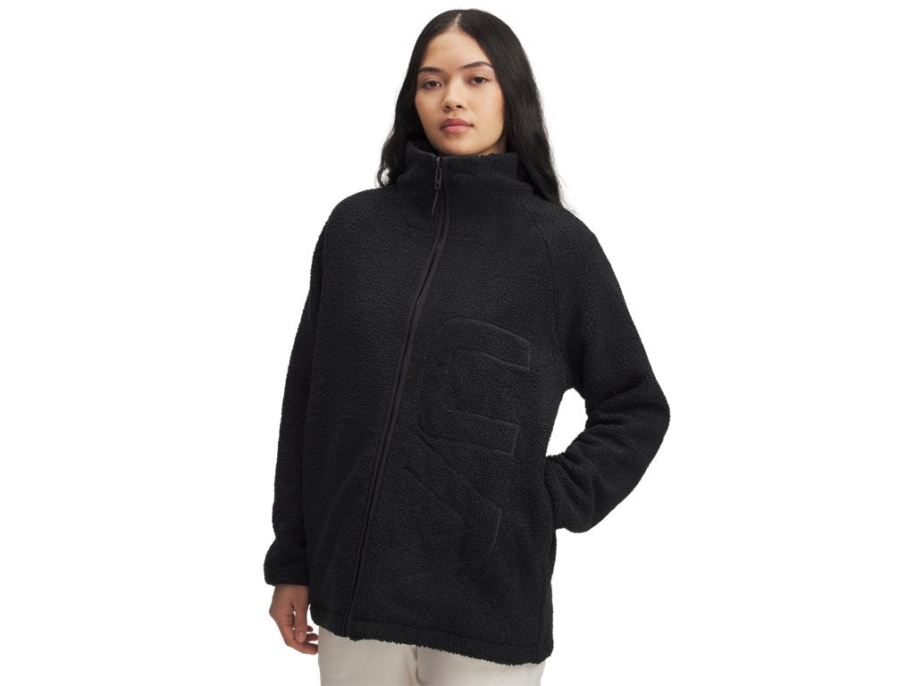 Under Armour Womens Mission Reversible Oversized Bomber Jacket - Water-Resistant and Ultra-Warm