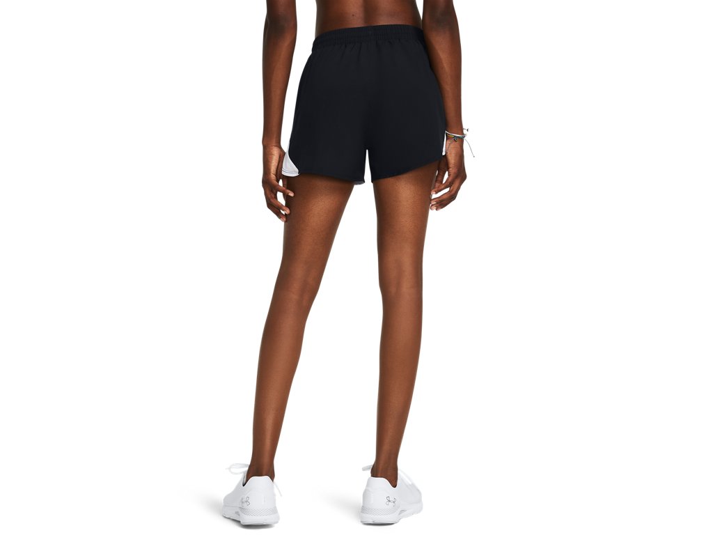 Under Armour Womens UA Fly-By 3in Shorts - Lightweight with Breathable Mesh Panels