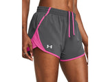 Under Armour Womens UA Fly-By 3in Shorts - Lightweight with Breathable Mesh Panels