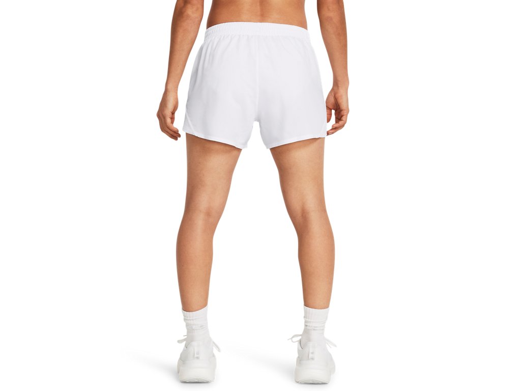 Under Armour Womens UA Fly-By 3in Shorts - Lightweight with Breathable Mesh Panels