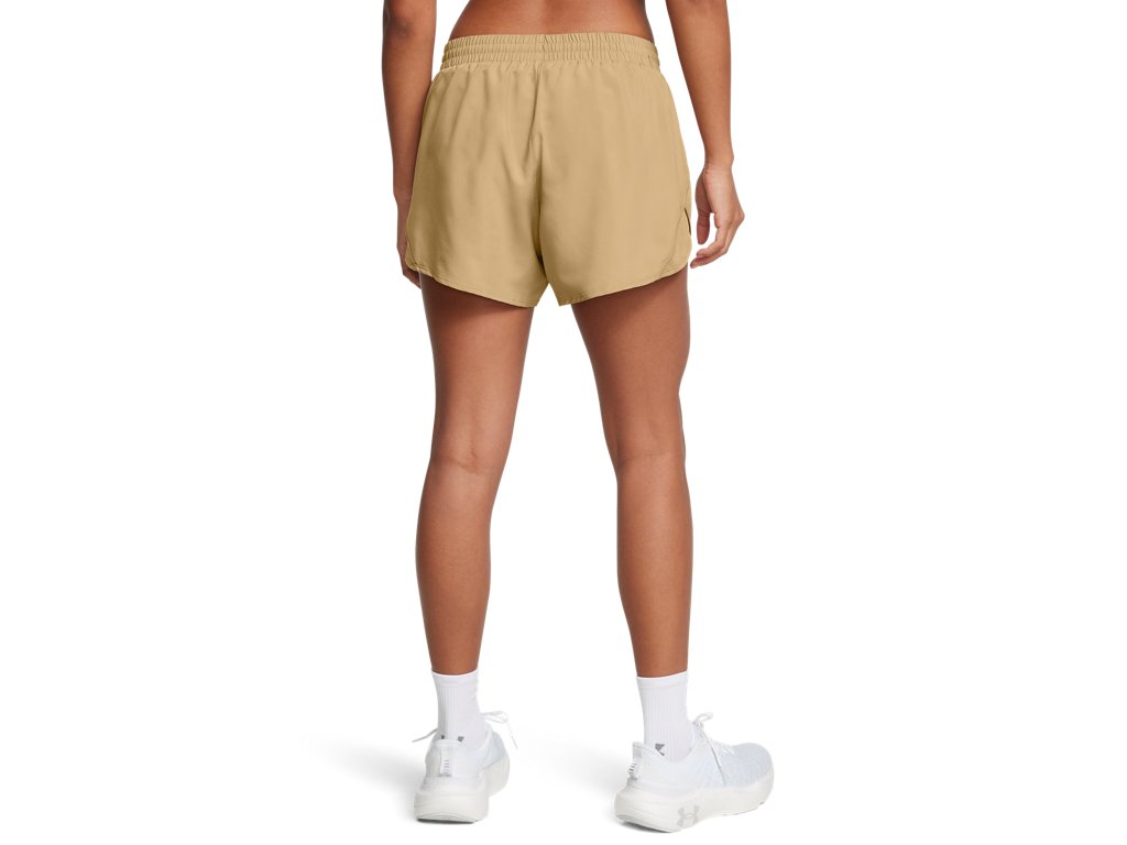 Under Armour Womens UA Fly-By 3in Shorts - Lightweight with Breathable Mesh Panels