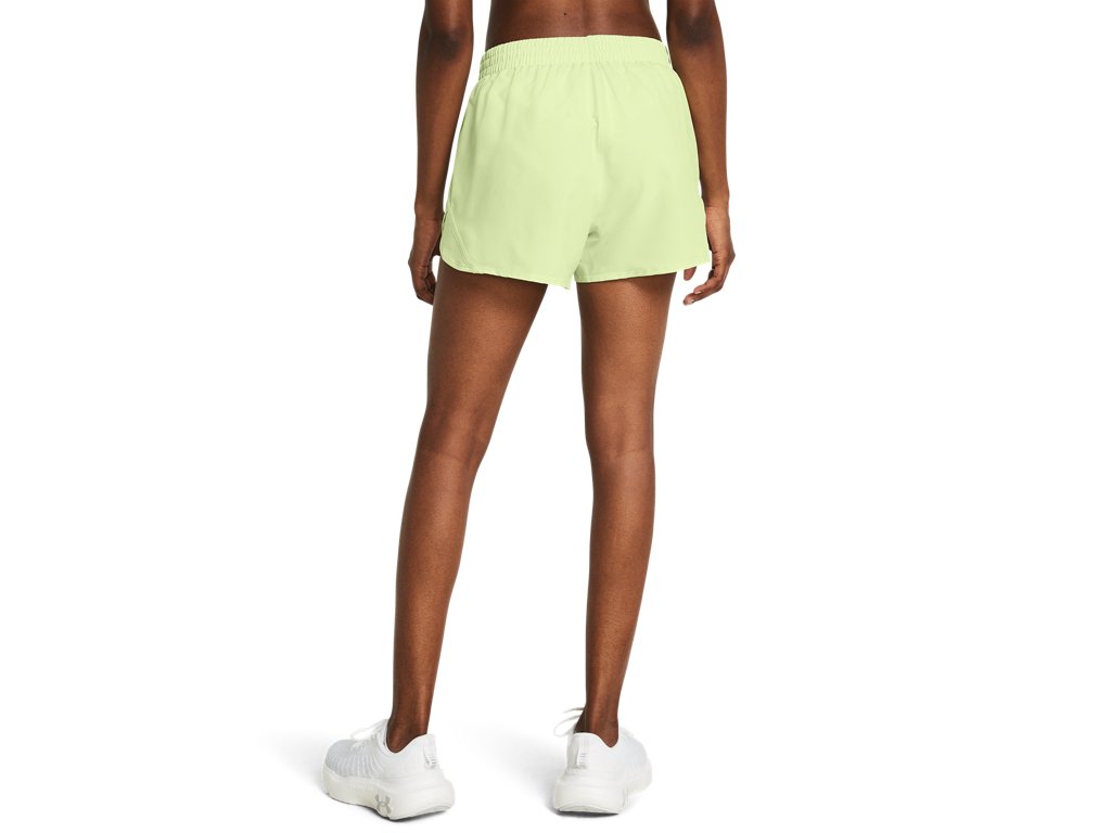 Under Armour Womens UA Fly-By 3in Shorts - Lightweight with Breathable Mesh Panels