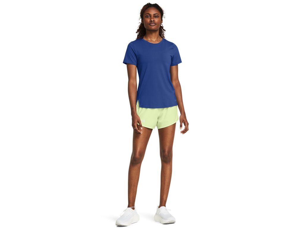 Under Armour Womens UA Fly-By 3in Shorts - Lightweight with Breathable Mesh Panels