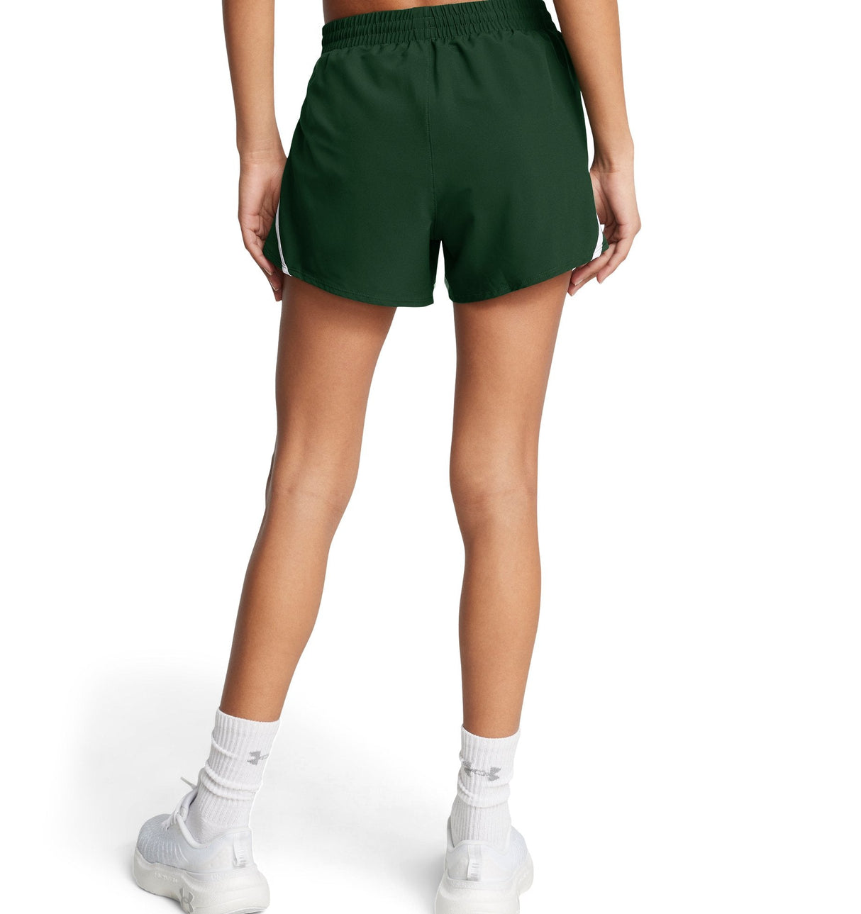 Under Armour Womens UA Fly-By 3in Shorts - Lightweight with Breathable Mesh Panels