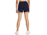 Under Armour Womens UA Fly-By 3in Shorts - Lightweight with Breathable Mesh Panels