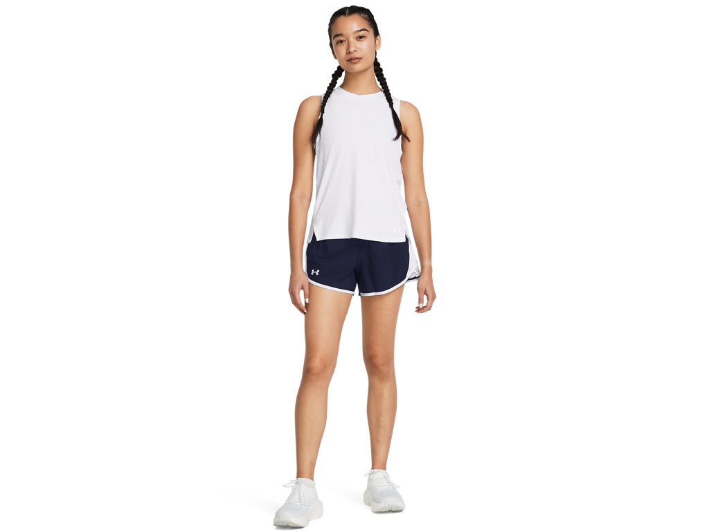 Under Armour Womens UA Fly-By 3in Shorts - Lightweight with Breathable Mesh Panels