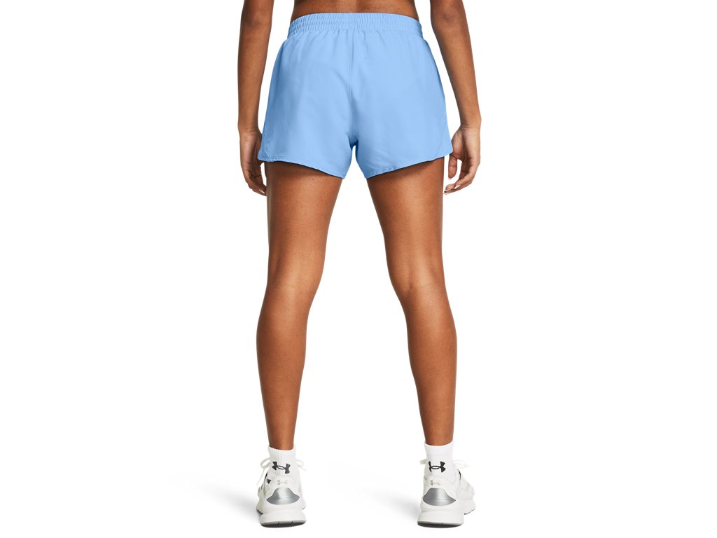 Under Armour Womens UA Fly-By 3in Shorts - Lightweight with Breathable Mesh Panels