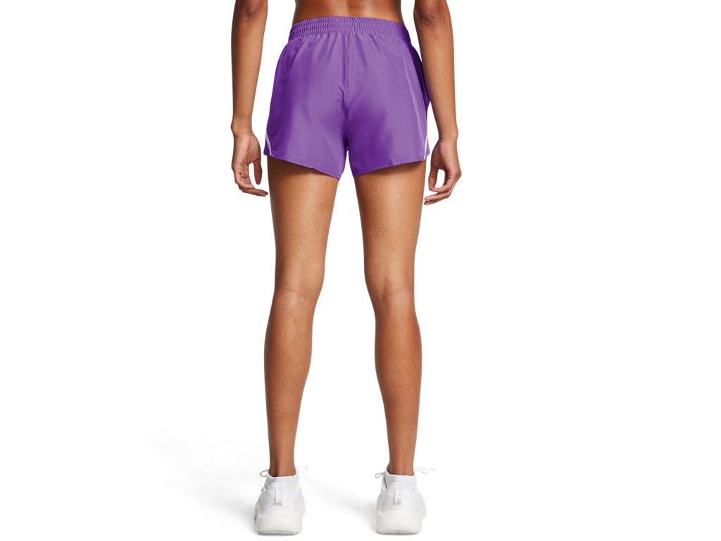 Under Armour Womens UA Fly-By 3in Shorts - Lightweight with Breathable Mesh Panels