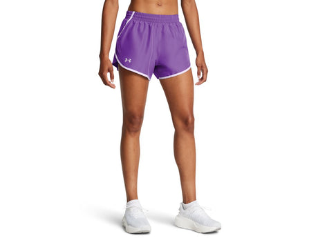 Under Armour Womens UA Fly-By 3in Shorts - Lightweight with Breathable Mesh Panels