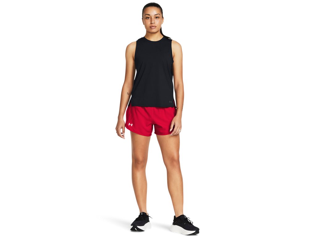 Under Armour Womens UA Fly-By 3in Shorts - Lightweight with Breathable Mesh Panels