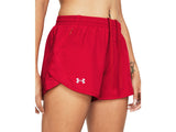 Under Armour Womens UA Fly-By 3in Shorts - Lightweight with Breathable Mesh Panels