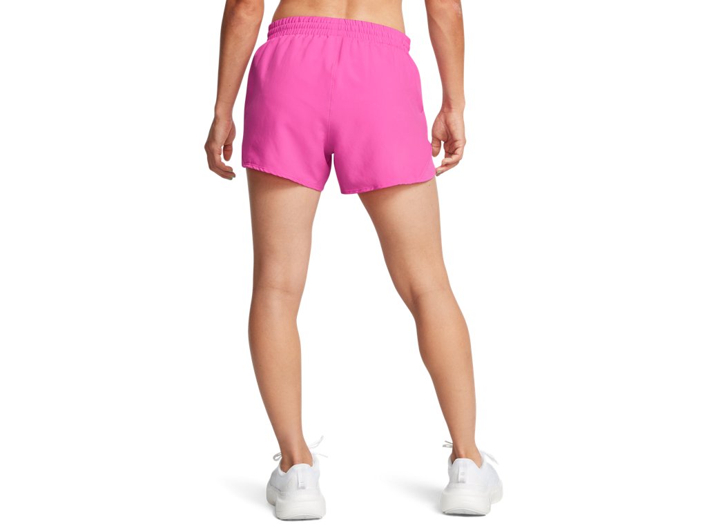 Under Armour Womens UA Fly-By 3in Shorts - Lightweight with Breathable Mesh Panels