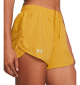 Under Armour Womens UA Fly-By 3in Shorts - Lightweight with Breathable Mesh Panels