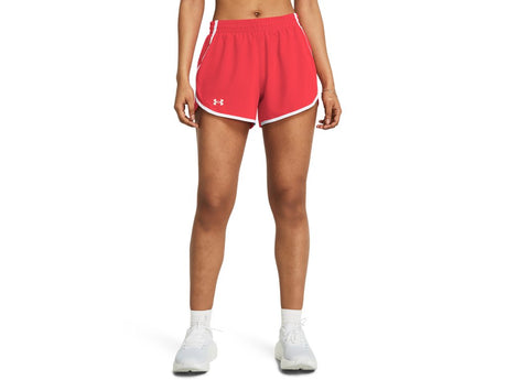 Under Armour Womens UA Fly-By 3in Shorts - Lightweight with Breathable Mesh Panels