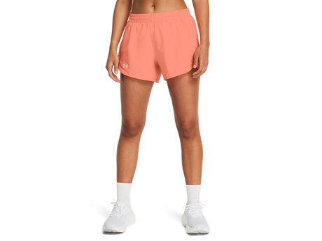 Under Armour Womens UA Fly-By 3in Shorts - Lightweight with Breathable Mesh Panels